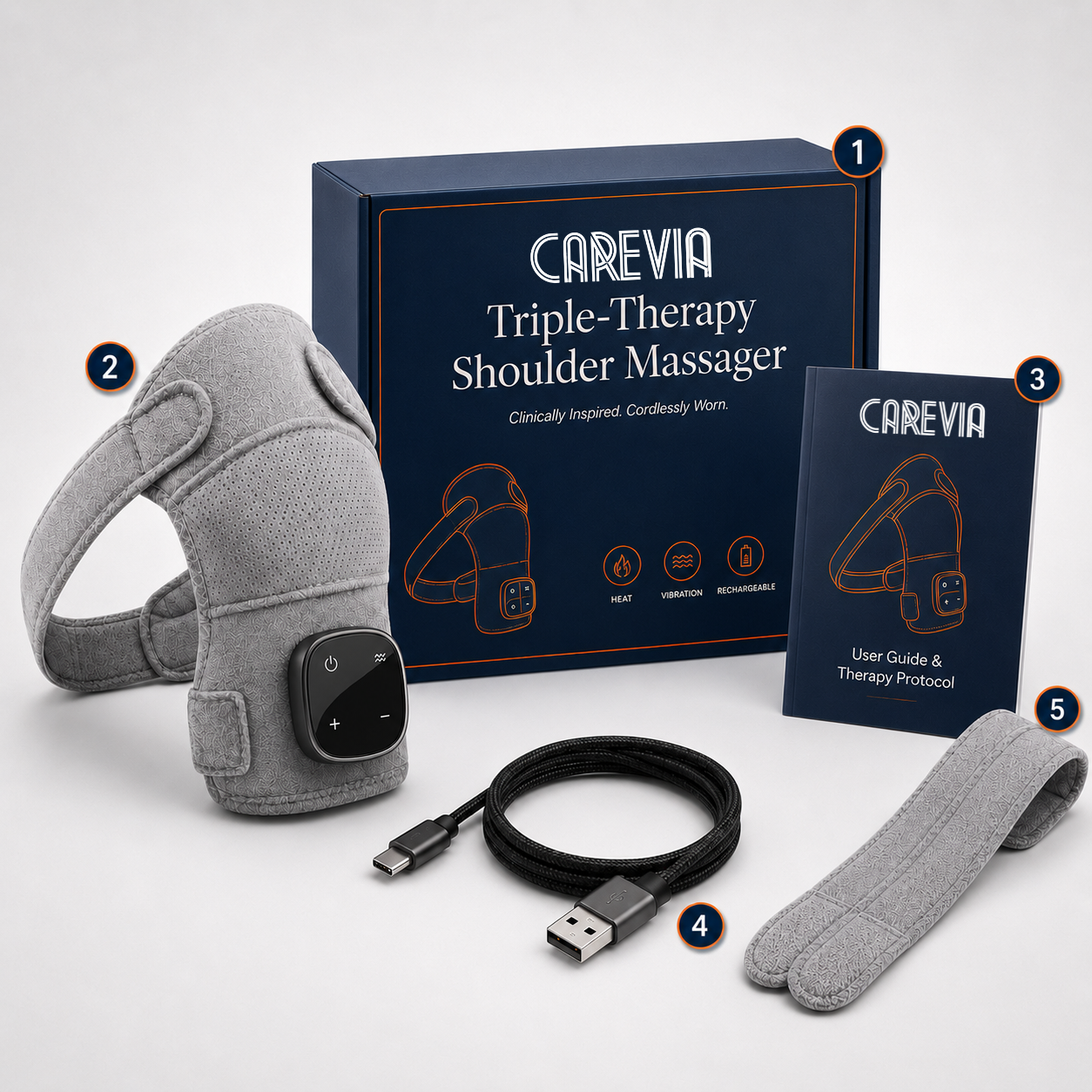 CAREVIA Thaw - Triple Method Shoulder Massager
