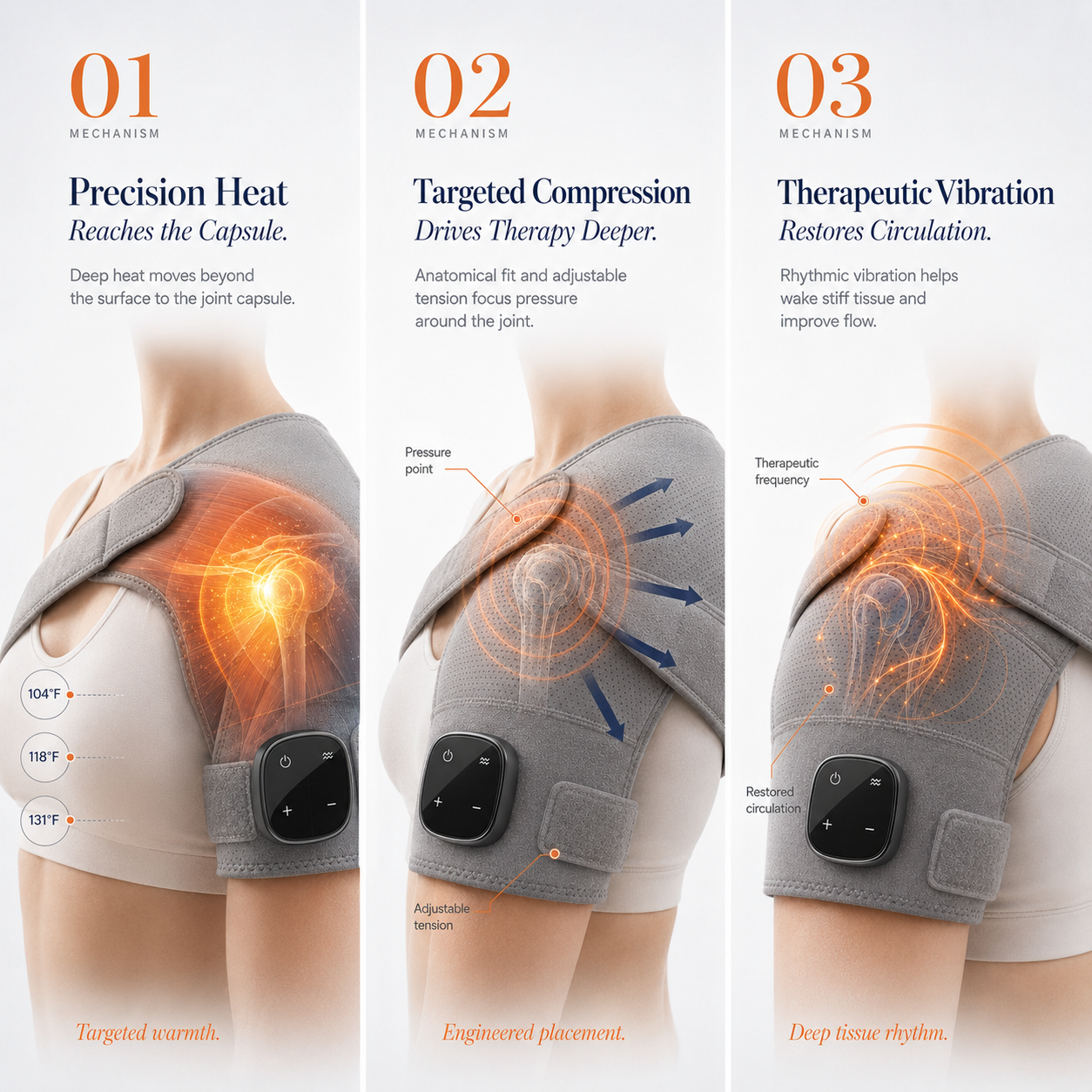 CAREVIA Thaw - Triple Method Shoulder Massager