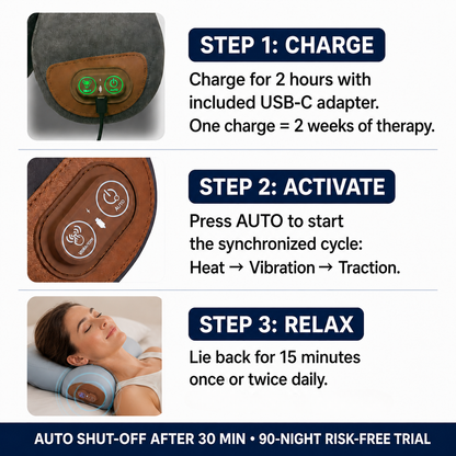 Carevia FlexiNeck 3X - 3 IN 1 Massager