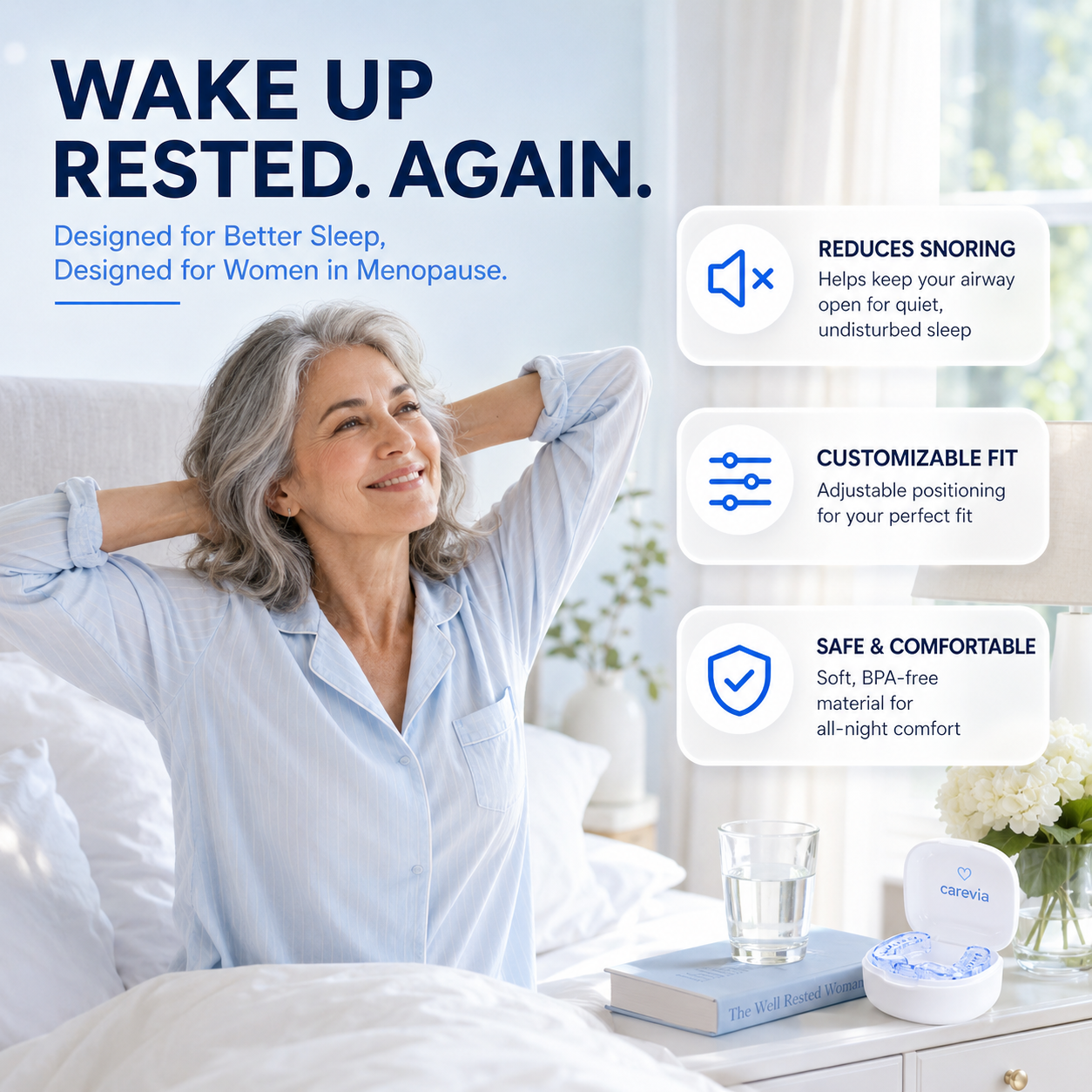 CAREVIA Pro® Adjustable Anti-Snoring Mouthpiece